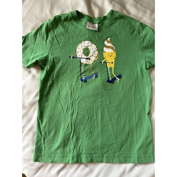 Hanna Andersson Green Donut Ice Cream Shirt size 120 - Picture 3 of 3